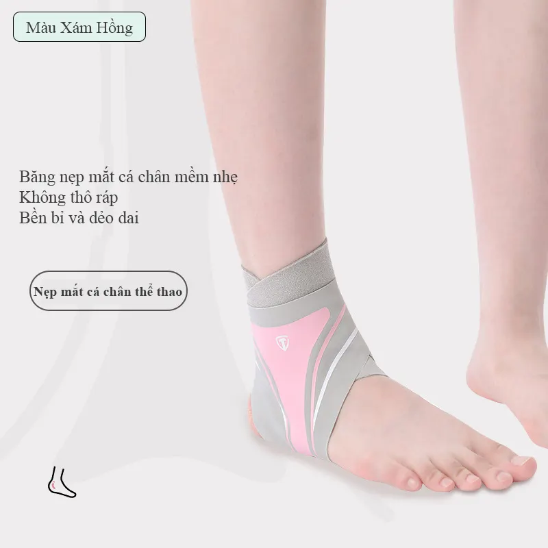 Đai cổ chân Regoo RG741 mỏng 0,8 mm, Dụng cụ bảo vệ mắt cá chân, cố định khớp cổ chân, hỗ trợ chống bong gân, dùng trong thể thao và phục hồi vận động.