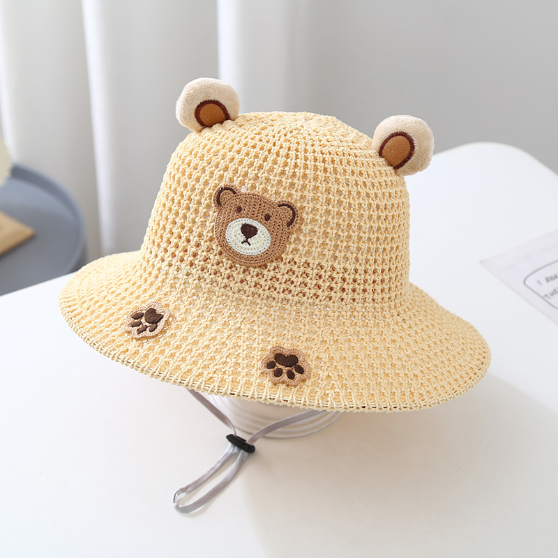 Mũ chống nắng trẻ em RG1642 kiểu bucket, vành rộng, phù hợp cho bé trai và bé gái, dùng đi chơi ngoài trời.