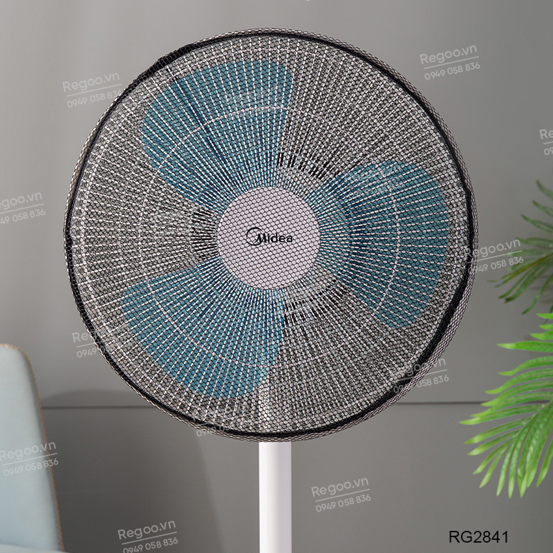 Lưới chụp quạt Regoo RG2841 set 5 chiếc, hạn chế kẹp tay và bám bụi, dùng cho quạt điện gia đình, phù hợp nhà có trẻ nhỏ.