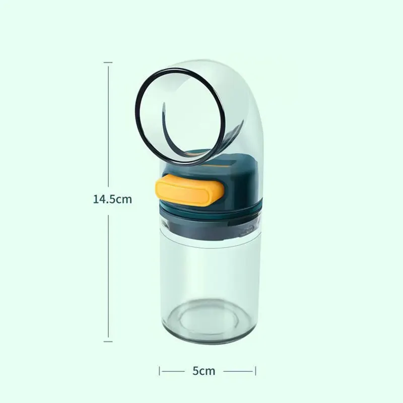 Bình đựng gia vị định lượng Regoo RG2031, bấm 0,5g/lần, bản 1 bình, set 2 hoặc set 3 có đế