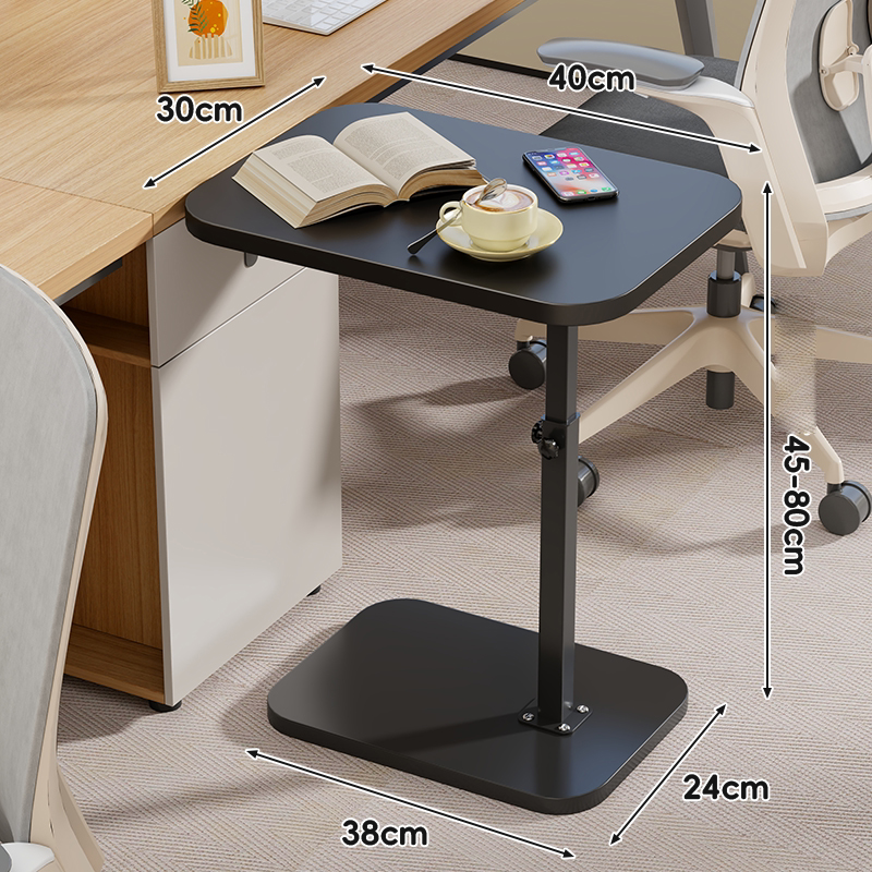 Bàn phụ nâng hạ evesigar / It's Home, chỉnh cao 45-80cm, chân chữ L, kê laptop và làm việc