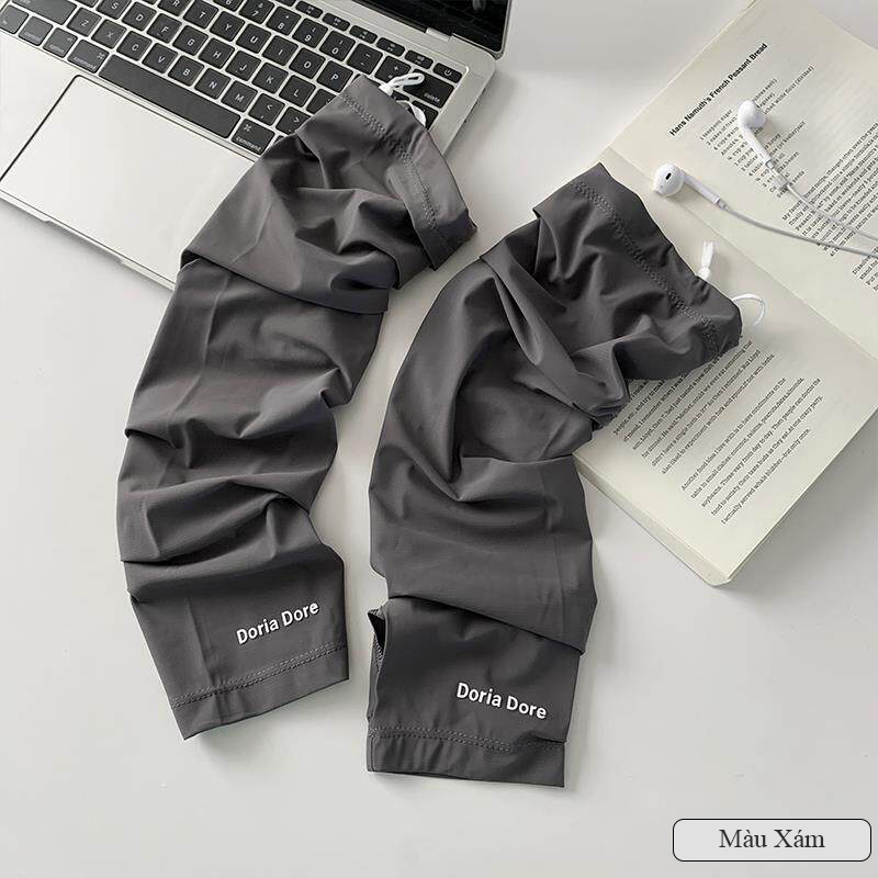 Ống tay chống nắng nữ Regoo RG641 freesize, vải lụa băng mỏng nhẹ, UPF50+, form rộng thoải mái