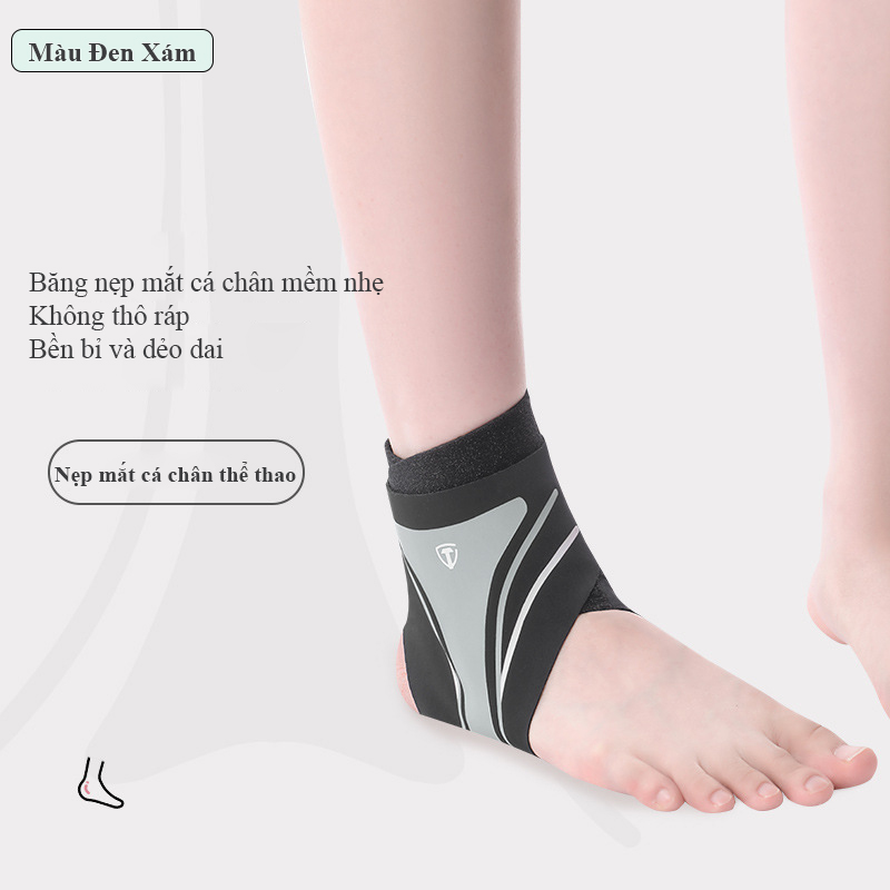 Đai cổ chân Regoo RG741 mỏng 0,8 mm, Dụng cụ bảo vệ mắt cá chân, cố định khớp cổ chân, hỗ trợ chống bong gân, dùng trong thể thao và phục hồi vận động.