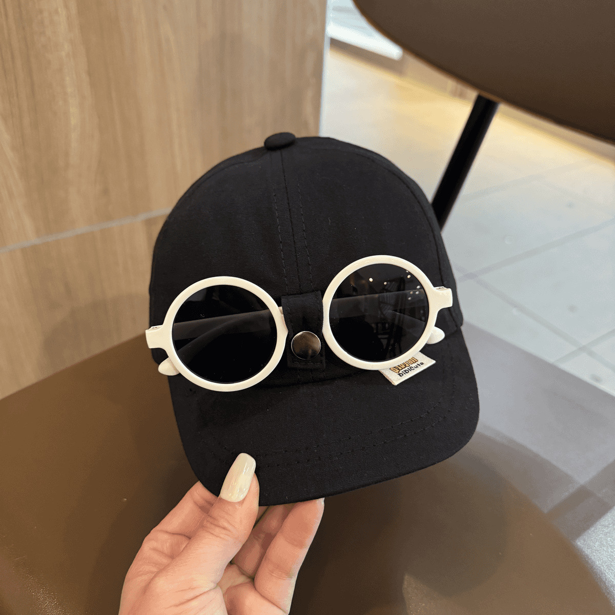 Mũ lưỡi trai trẻ em RG1641 kèm kính tháo rời cho bé 8 tháng đến 4 tuổi, nón bé trai bé gái chống nắng phong cách Hàn Quốc