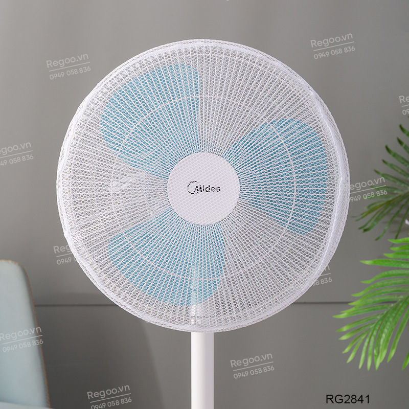 Lưới chụp quạt Regoo RG2841 set 5 chiếc, hạn chế kẹp tay và bám bụi, dùng cho quạt điện gia đình, phù hợp nhà có trẻ nhỏ.