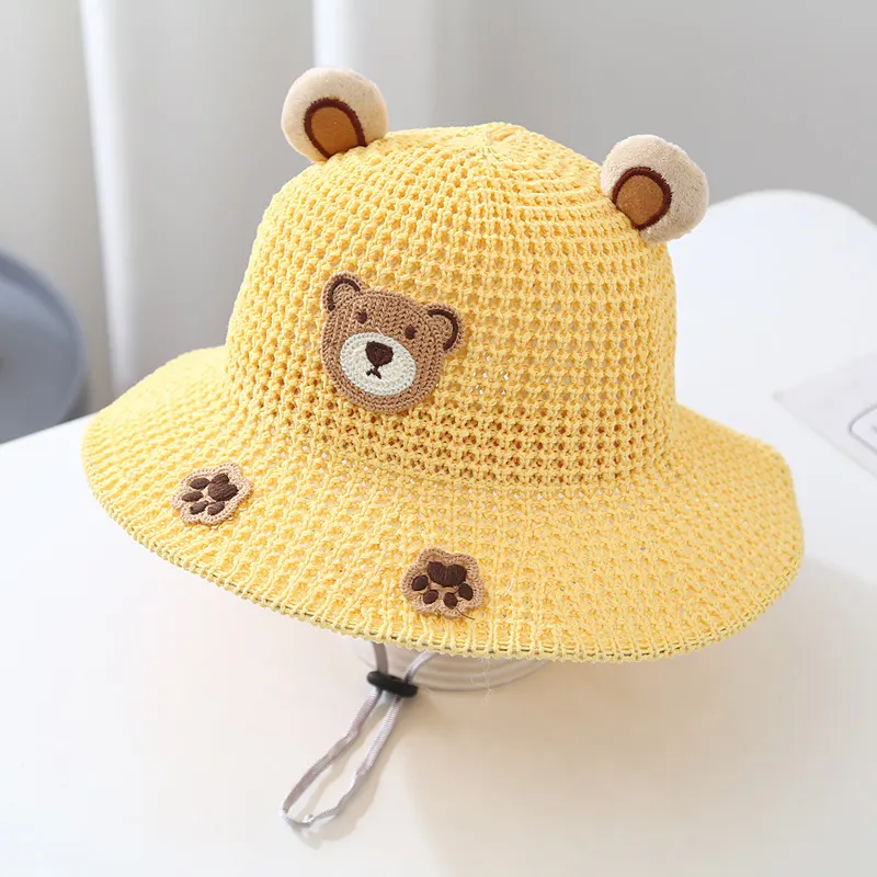 Mũ chống nắng trẻ em RG1642 kiểu bucket, vành rộng, phù hợp cho bé trai và bé gái, dùng đi chơi ngoài trời.