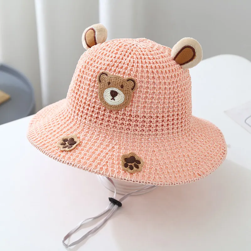 Mũ chống nắng trẻ em RG1642 kiểu bucket, vành rộng, phù hợp cho bé trai và bé gái, dùng đi chơi ngoài trời.
