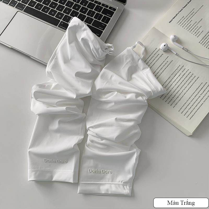 Ống tay chống nắng nữ Regoo RG641 freesize, vải lụa băng mỏng nhẹ, UPF50+, form rộng thoải mái