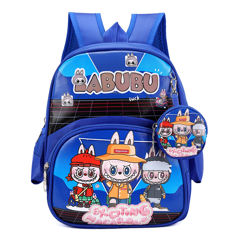 Balo trẻ em Labubu Regoo RG2043, form hai quai gọn nhẹ, nhiều màu nổi cho bé mầm non