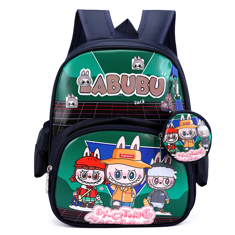 Balo trẻ em Labubu Regoo RG2043, form hai quai gọn nhẹ, nhiều màu nổi cho bé mầm non