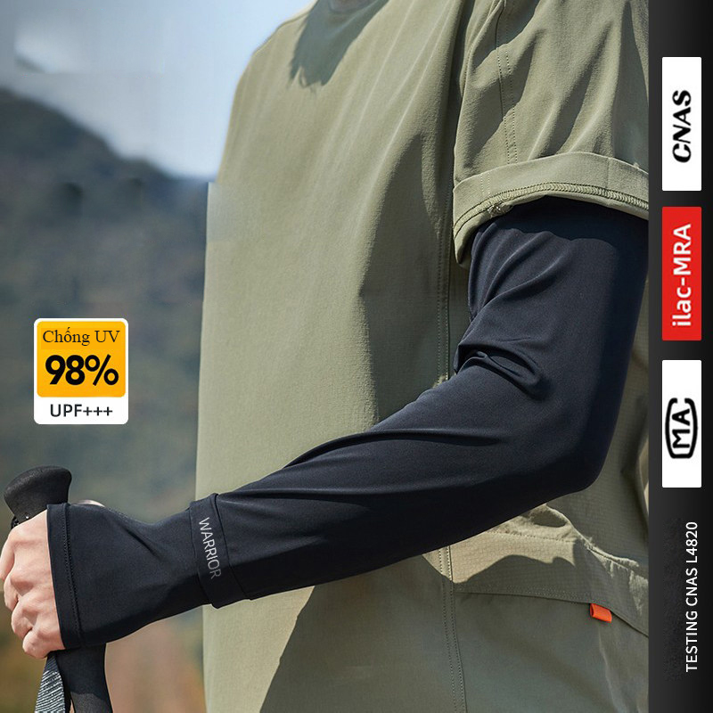 Ống tay chống nắng Regoo RG646 vải lạnh thoáng khí, dài từ 42 cm+, hỗ trợ che phủ tay khi đi ngoài trời