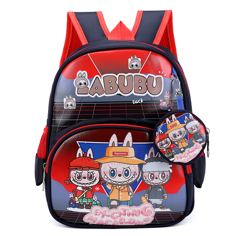 Balo trẻ em Labubu Regoo RG2043, form hai quai gọn nhẹ, nhiều màu nổi cho bé mầm non
