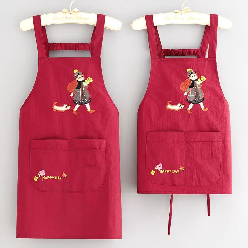 Tạp dề chống thấm Regoo RG1835 combo 2 chiếc, 1 dáng ngắn 54x68cm, 1 dáng dài 74x68cm, có túi trước tiện dùng