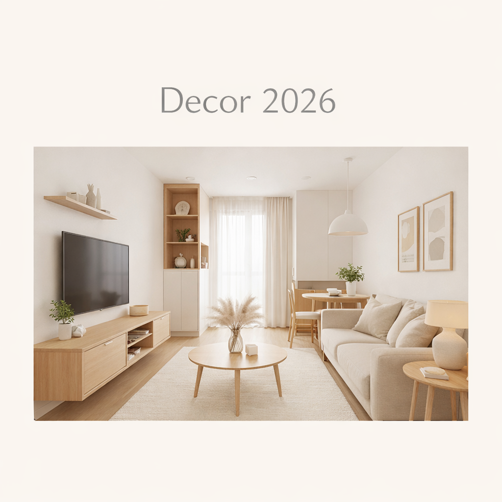 Màu decor 2026 hợp nhà chung cư nhỏ: chọn sao để nhà sáng, ấm và đỡ mệt mắt hơn