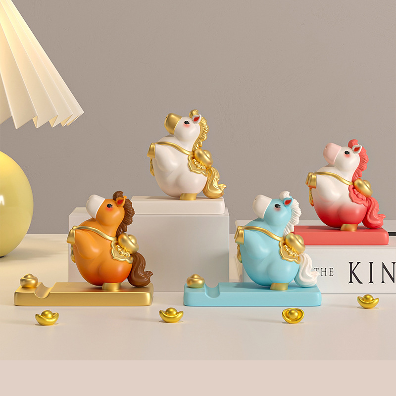 Kệ để điện thoại Regoo RG1333, resin 10 x 5,1 x 8,2 cm, decor bàn kiêm quà tặng