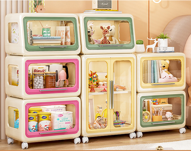 Tủ nhựa đa năng đựng đồ chơi, sách vở, đồ dùng và đồ ăn vặt cho bé - Tủ lắp ghép thông minh đa năng RG1231