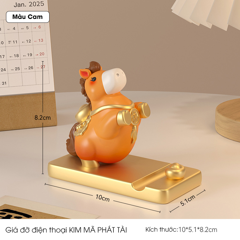 Kệ để điện thoại Regoo RG1333, resin 10 x 5,1 x 8,2 cm, decor bàn kiêm quà tặng