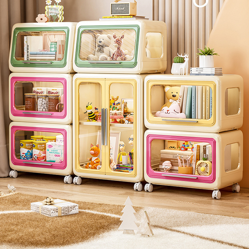 Tủ nhựa đa năng đựng đồ chơi, sách vở, đồ dùng và đồ ăn vặt cho bé - Tủ lắp ghép thông minh đa năng RG1231