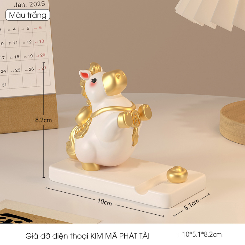 Kệ để điện thoại Regoo RG1333, resin 10 x 5,1 x 8,2 cm, decor bàn kiêm quà tặng