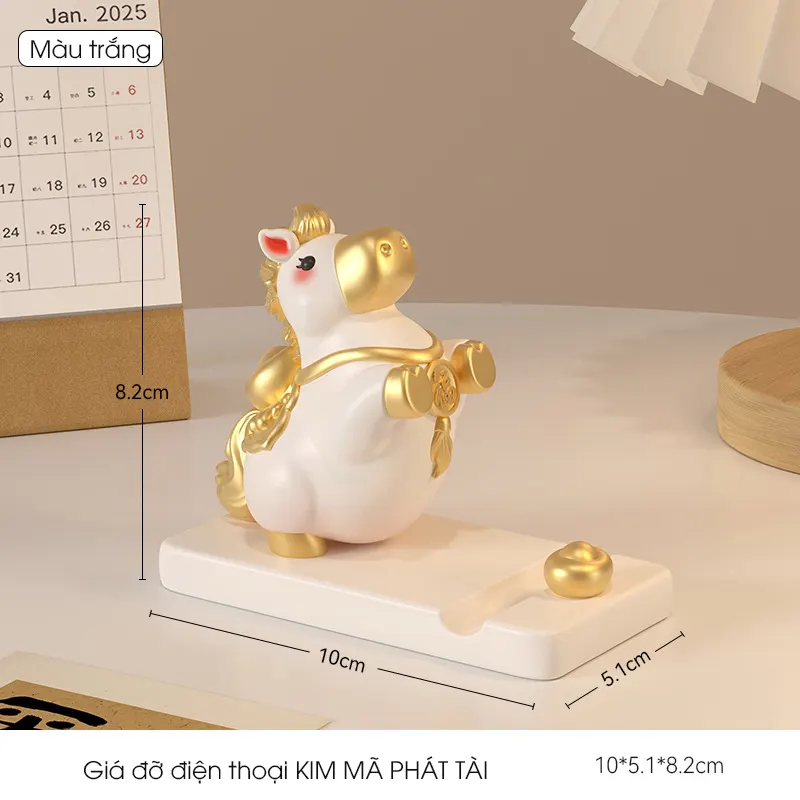 Kệ để điện thoại Regoo RG1333, resin 10 x 5,1 x 8,2 cm, decor bàn kiêm quà tặng
