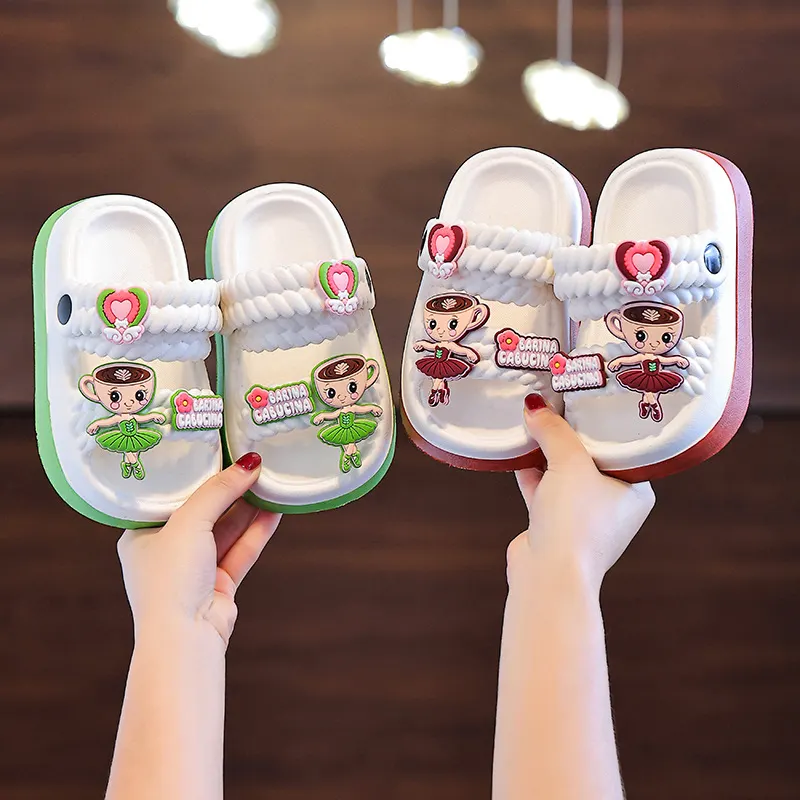 Dép trẻ em Regoo RG1631 phong cách ballerina, EVA nhẹ chân, đế chống trơn