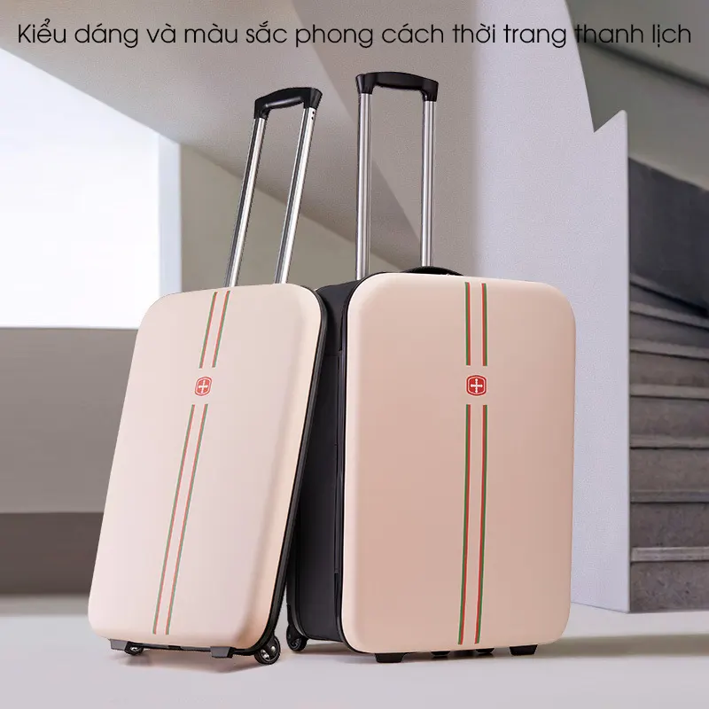 Vali du lịch gấp gọn phong cách tối giản phù hợp cho cả nam và nữ RG1435 - Vali gấp gọn 20 inch và 24 inch cao cấp