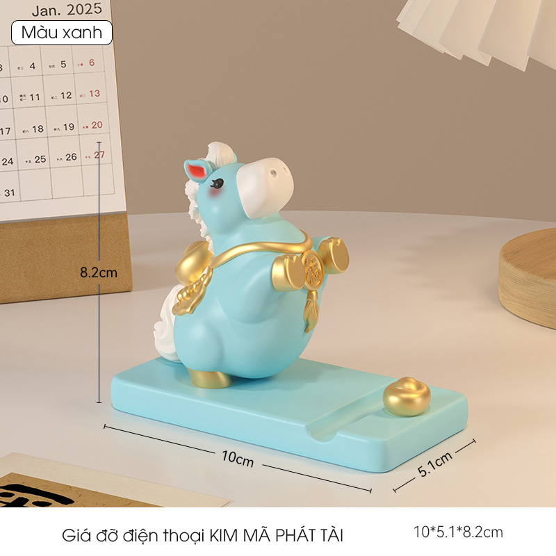 Kệ để điện thoại Regoo RG1333, resin 10 x 5,1 x 8,2 cm, decor bàn kiêm quà tặng