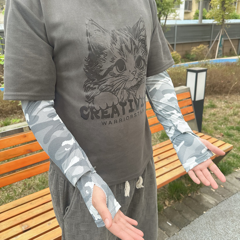 Ống tay chống nắng Regoo RG646 vải lạnh thoáng khí, dài từ 42 cm+, hỗ trợ che phủ tay khi đi ngoài trời