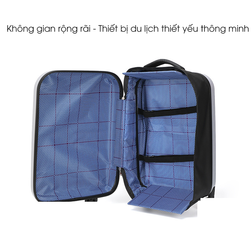 Vali du lịch gấp gọn phong cách tối giản phù hợp cho cả nam và nữ - Vali gấp gọn 20 inch và 24 inch cao cấp