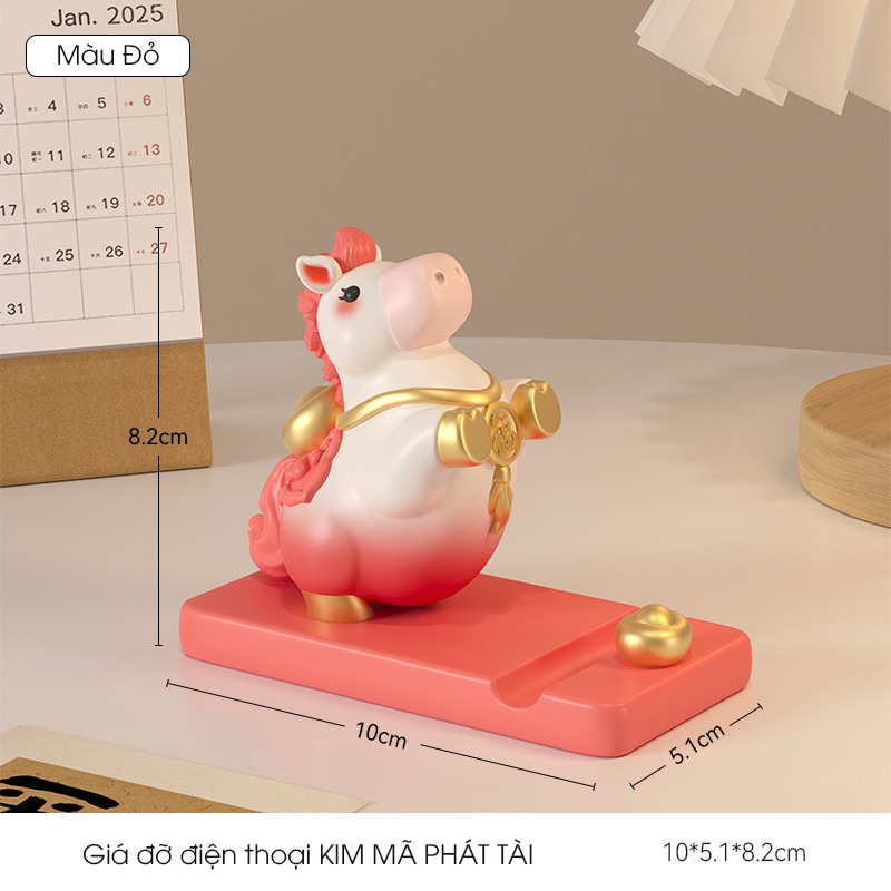 Kệ để điện thoại Regoo RG1333, resin 10 x 5,1 x 8,2 cm, decor bàn kiêm quà tặng