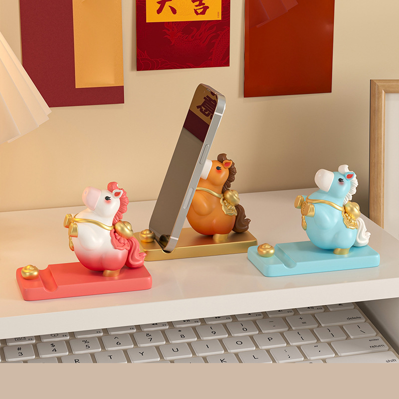 Kệ để điện thoại Regoo RG1333, resin 10 x 5,1 x 8,2 cm, decor bàn kiêm quà tặng