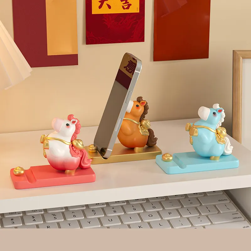 Kệ để điện thoại Regoo RG1333, resin 10 x 5,1 x 8,2 cm, decor bàn kiêm quà tặng