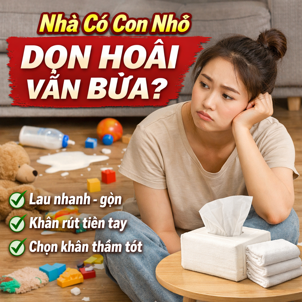 Nhà có con nhỏ thì lau dọn sao cho gọn: 7 cách giữ nhà sạch mà đỡ cuốn theo việc vặt