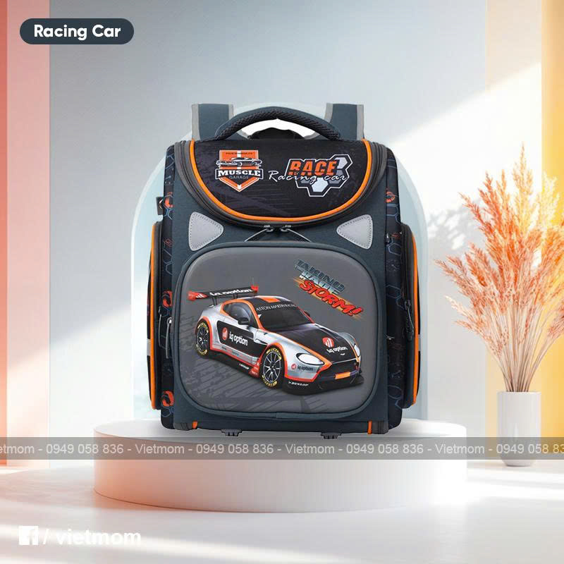 Balo chống gù tiểu học Regoo RG2042 - Balo chống gù tiểu học cho bé trai form cứng cáp loại 1 bền bỉ - Balo cho bé từ lớp 1 đến lớp 5 nhiều ngăn và chống nước